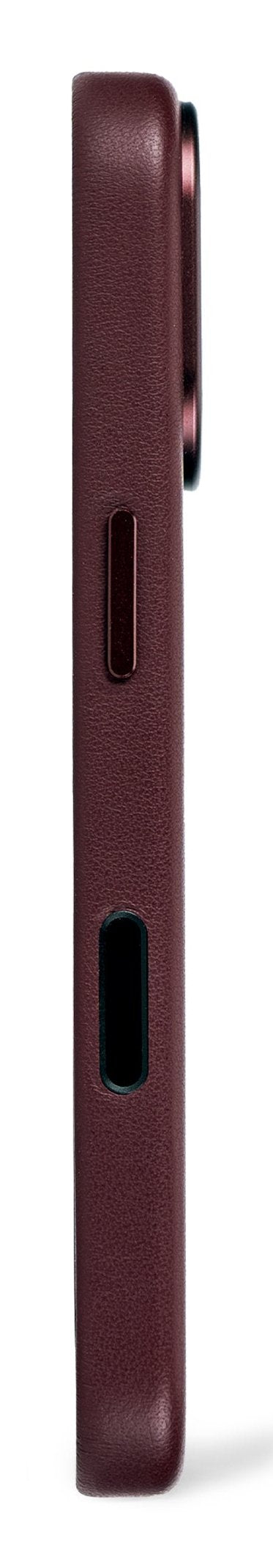 Decoded Leather Backcover Iphone 17 Dark Ruby