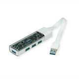 EAN 7630049635111 - ROLINE 14.02.5062 hub de interfaz USB Tipo C 5000 Mbit/s Blanco imagen 4