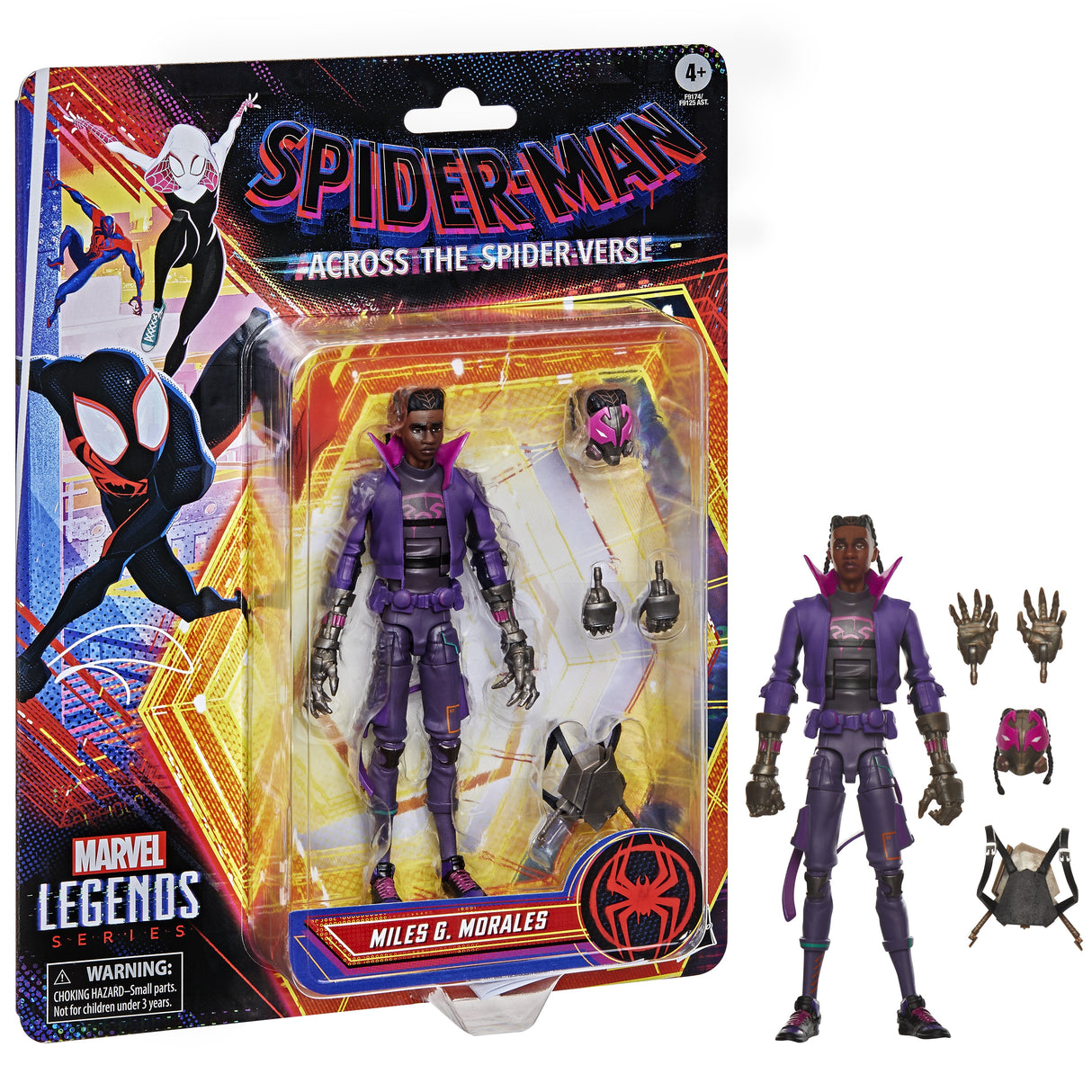 Figura Hasbro Marvel Legends Series Spider Man Across The Spider Verse Miles G. Morales