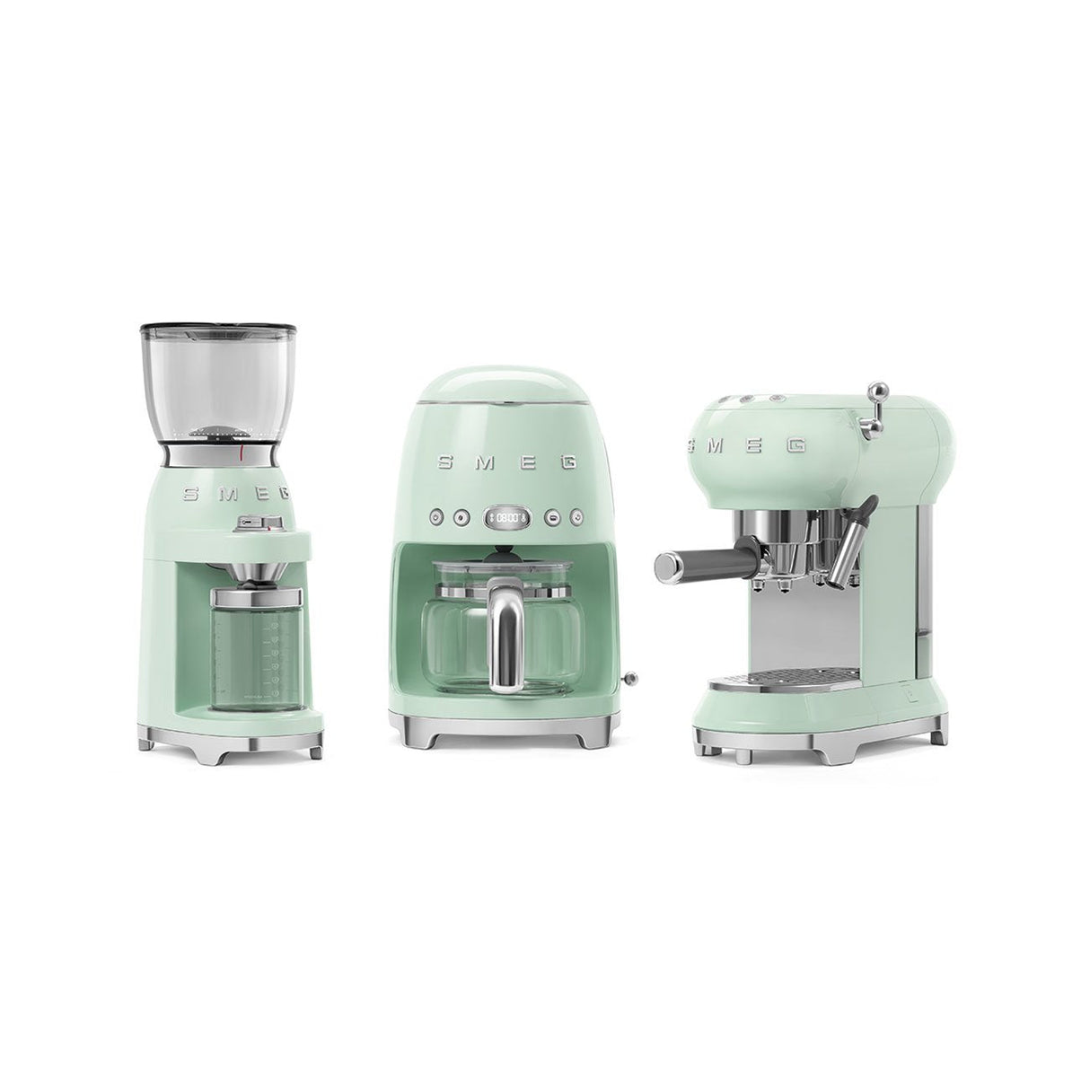 Smeg Coffee Grinder 50´Style Green Cgf11pgeu