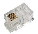 Modular Plug Rj10 4p4c  Unshielded, 100pcs. Rj10 4p4c