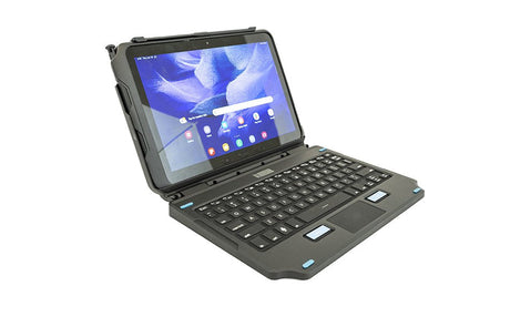 EAN 0703674565294 - Gamber-Johnson 7160-1869-02 teclado para móvil QWERTZ Alemán Pogo pin Negro imagen 2