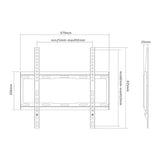 Sunne 32-55-Ef Soporte De Pared Para Pantalla Plana 139,7 Cm (55") Negro