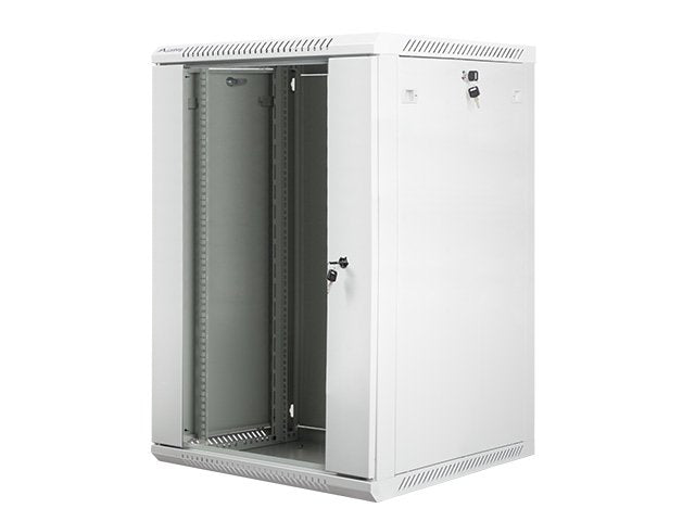 Armario Rack 19 Montaje Pared 18u / 600x600 Autoarmas (Paquete Plano) Gris Lanberg