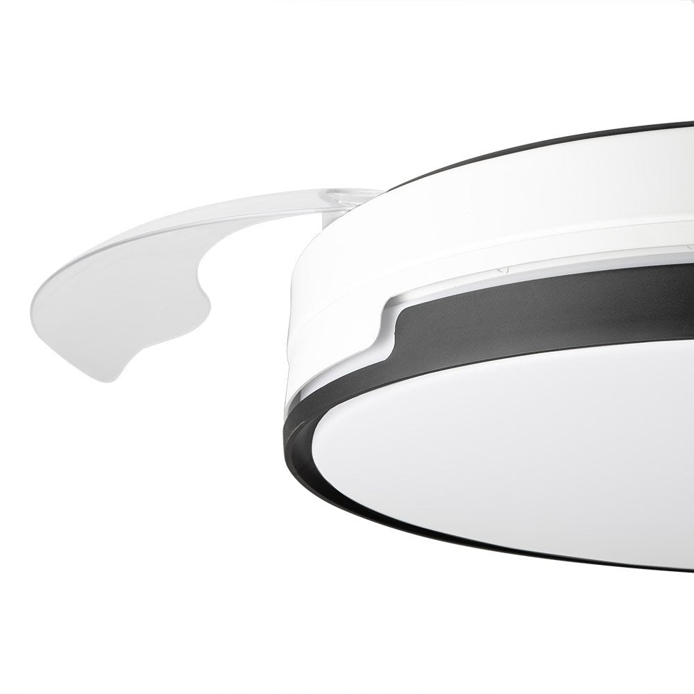 Orbegozo Cp 134105 Ventilador De Techo Elegance Eficiente Y Silencioso - Aspas Retractiles - Motor Dc - Luz Led - Mando