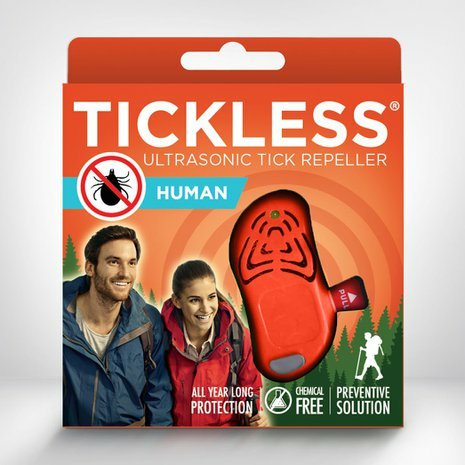 EAN 5999566450037 - Tickless Human Automático Repelente de insectos Adecuado para uso en exteriores Naranja imagen 1