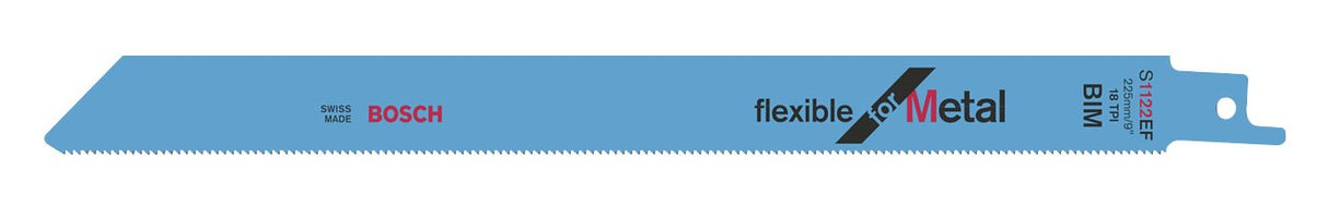 Hoja De Sierra De Sable Bosch Professional S 1122 Ef Flexible Para Metal, 2 Piezas De Longitud 225 Mm 2608656042