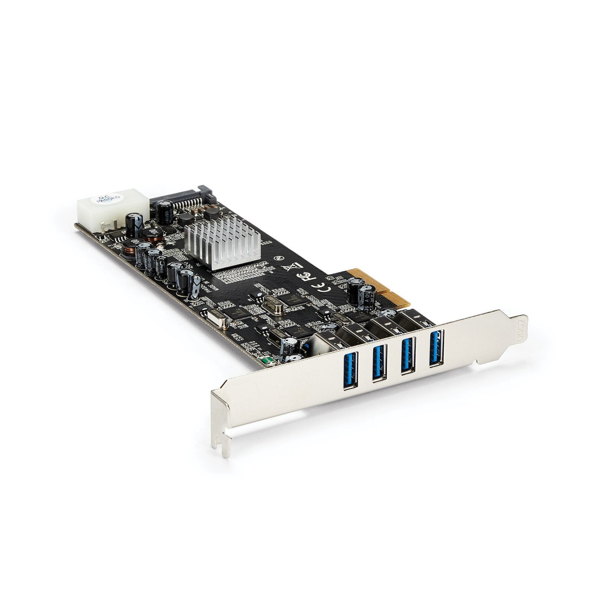 Startech Tarjeta Pci Express 4 Puertos Usb 3.0 Uasp 2 Canales De 5gbps Pexusb3s44v
