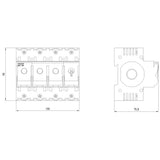 Siemens 5sg7163 Minized-Lasttrennschalt. F.Neozed-Sicherungseinstze D02 3p+N