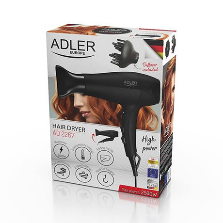EAN 5903887803021 - Adler AD 2267 secador 2100 W Negro imagen 8