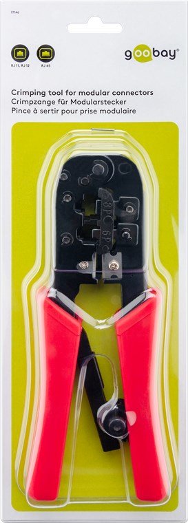 Crimpadora Para Conectores Rj11/12/45 Con Cuter  Fixpoint