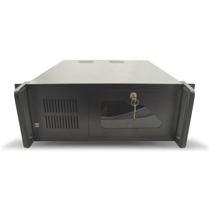 Tooq Caja Atx De 4u Para Montaje En Rack De 19" - 9x Hdd3,5 + 2x Hdd5.25 - Ventilador 120mm + 2 Ventiladores 80mm - 2x