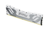Memoria Kingston Fury 24 Gb 24x1 Gb Ddr5-8800, Plateado/Blanco, Kf588cu42rw-24, Renegade, Intel Xmp Kf588cu42rw-24