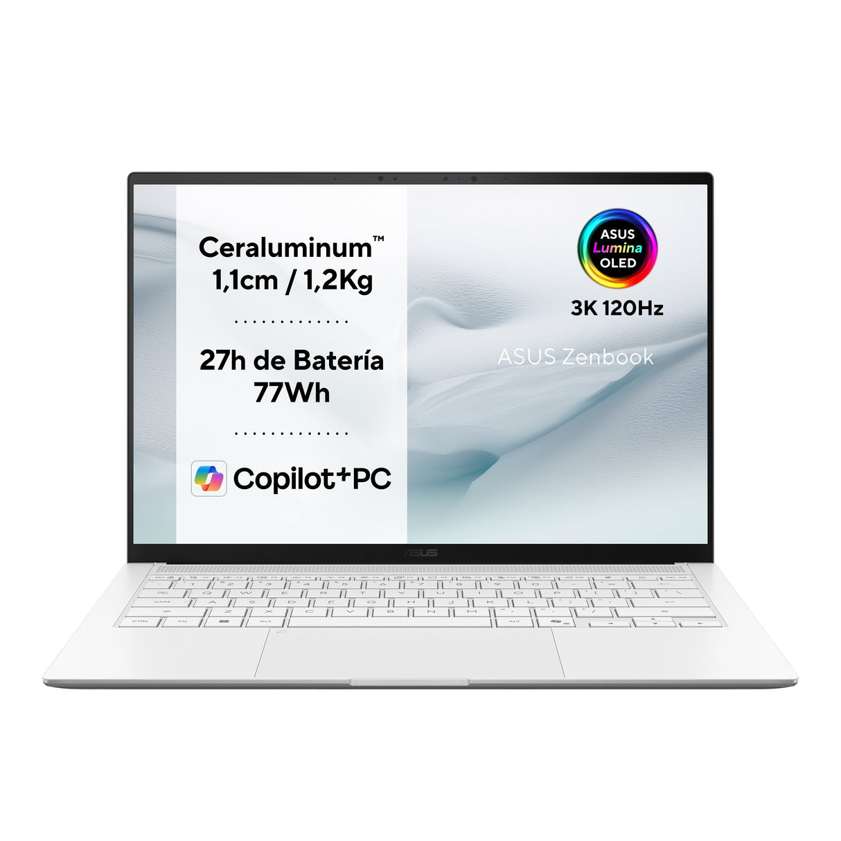 Portátil Asus Zenbook S14 Oled Ux5406aa-Su248w Intel Core Ultra 9-386h 32gb 1tb Ssd 14' Win11