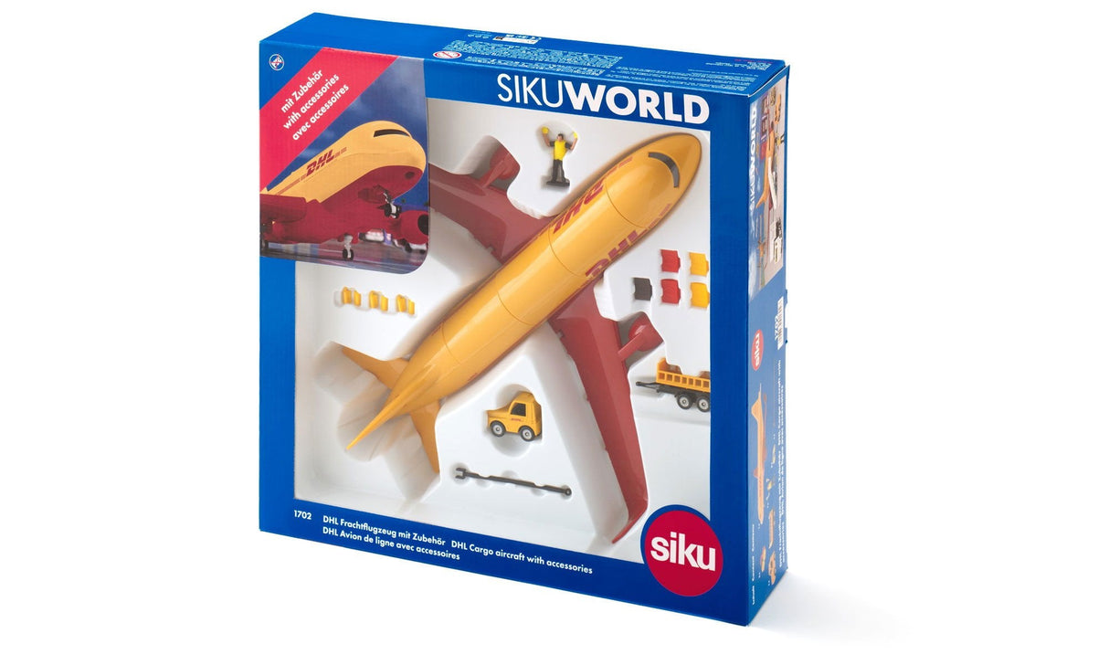 Avión De Carga Siku Dhl Con Accesorios, Vehículo Modelo Azul/Blanco 10170200000