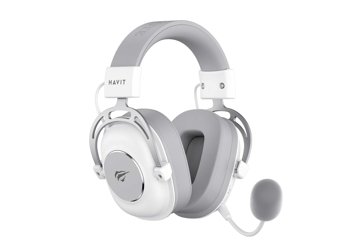 Havit H2002yg - Auriculares Para Juegos 2.4g (Blanco, Gris)