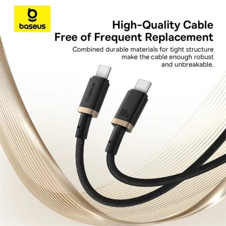 EAN 6932172669843 - Baseus P10377803U01-02 cable USB USB 2.0 2 m USB C 0,48 Gbit/s 100 W Negro, Oro imagen 12