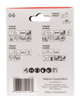 Makita B-67505 Juego De Piso 2, Juego De Hojas De Sierra B-67505