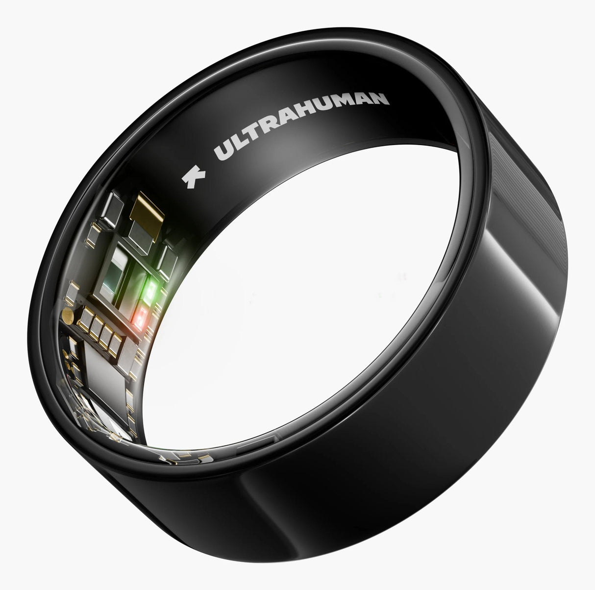 Ultrahuman Ring Air - Smart Ring Für Frauen Und Männer - Schlaf -Und Fitness Tracking Wearable - Herzfrequenz - Smartring Aster Negro Grösse 9