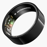 Ultrahuman Ring Air - Smart Ring Für Frauen Und Männer - Schlaf -Und Fitness Tracking Wearable - Herzfrequenz - Smartring Aster Negro Grösse 9