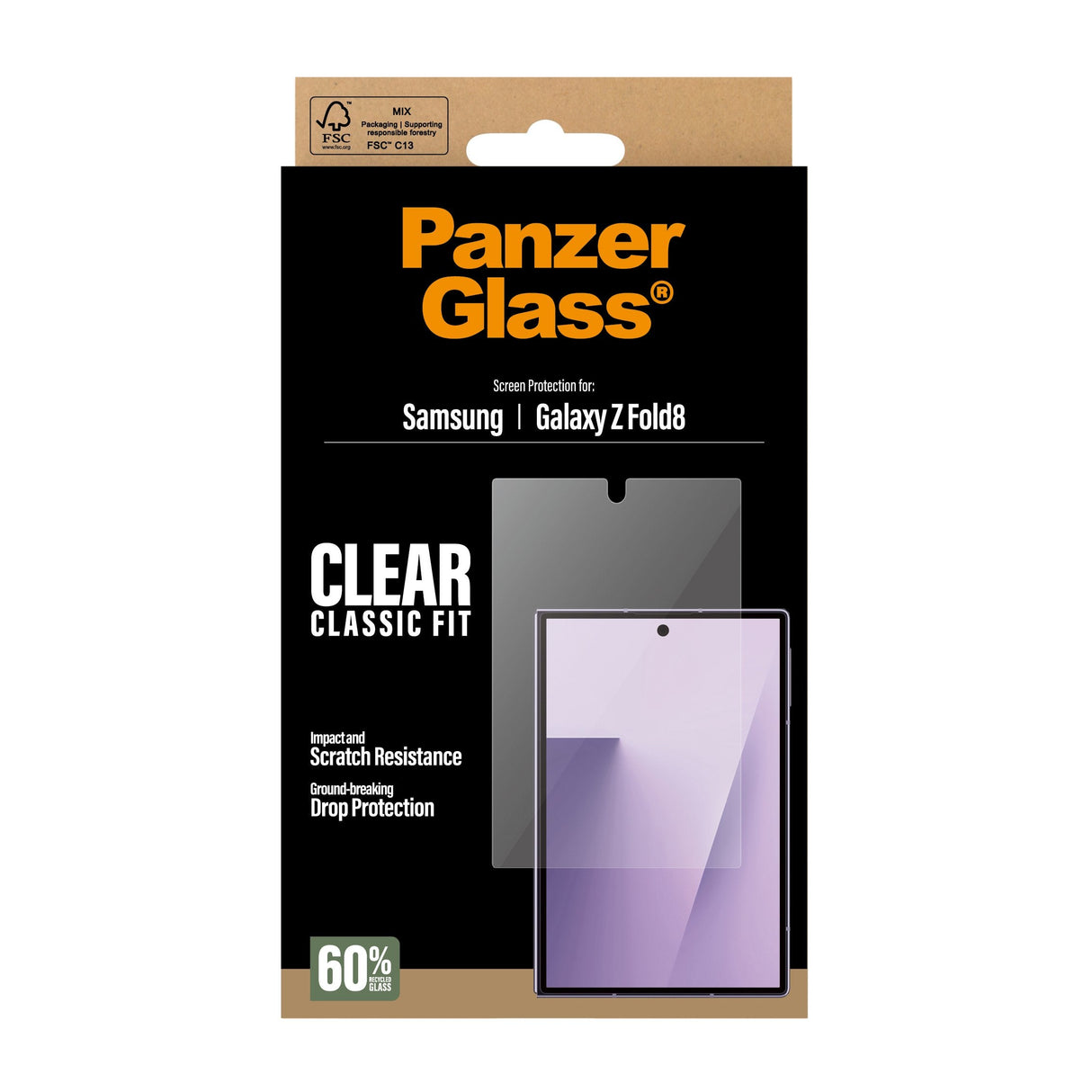 Panzerglass Sub Screen Protector Samsung Galaxy Z Fold8  Classic Fit
