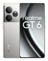 EAN 6941764433502 - realme GT 6 17,2 cm (6.78") SIM doble Android 14 5G USB Tipo C 8 GB 256 GB 5500 mAh Plata imagen 1
