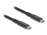 Delock 80023 Cable Usb 20 Gbps Usb Type-C Macho A Macho Pd 3.0 100 W E-Marker 0,5 M Metal Negro