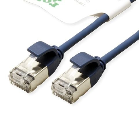 Roline Verde U Ftp Cable De Red Cat.6a (Class Ea), Lsoh, Slim, Blau, 2 M