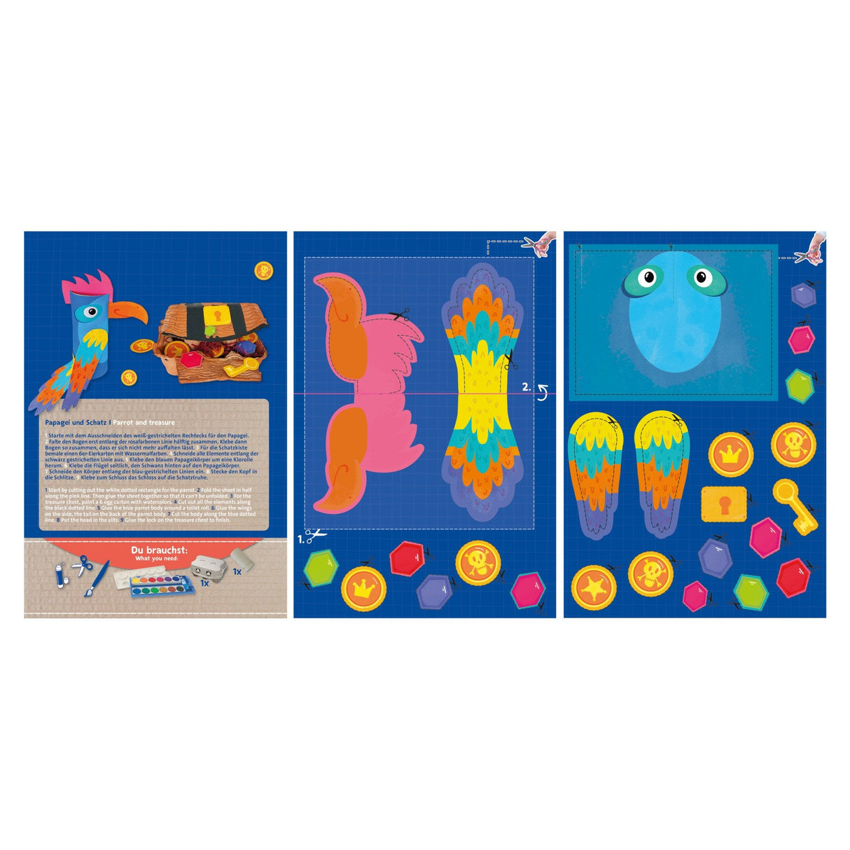 Pelikan Libro De Manualidades Upcycling Din A4 Selva Con Pegatinas, 32 Páginas