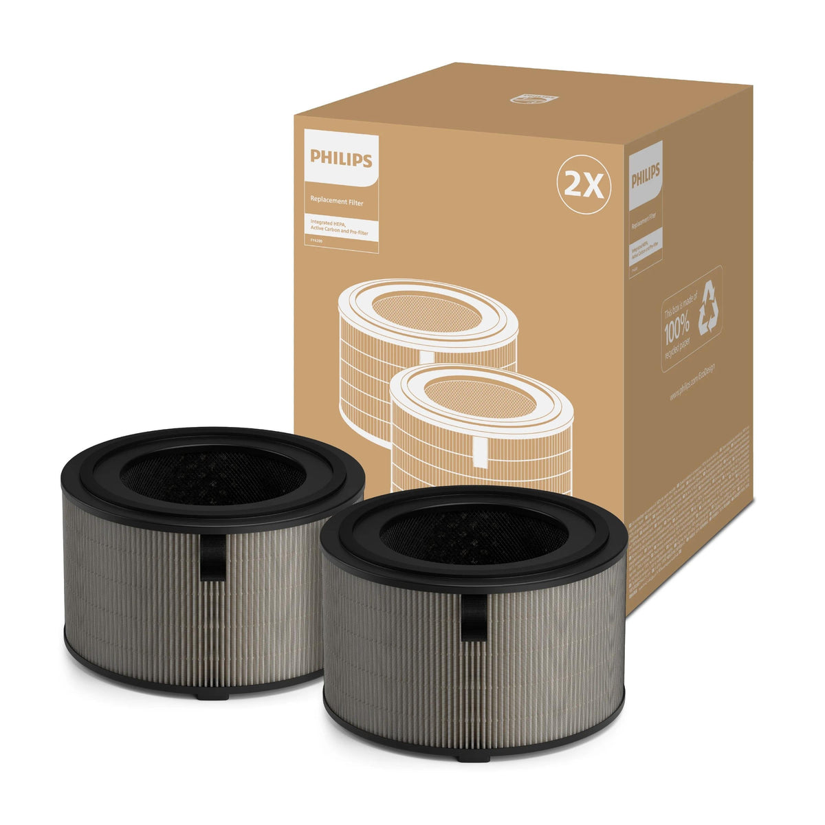 Philips Pureprotect Pro 4200 Series, Luftreinigerfilter, Hepa, 99,97%, Box