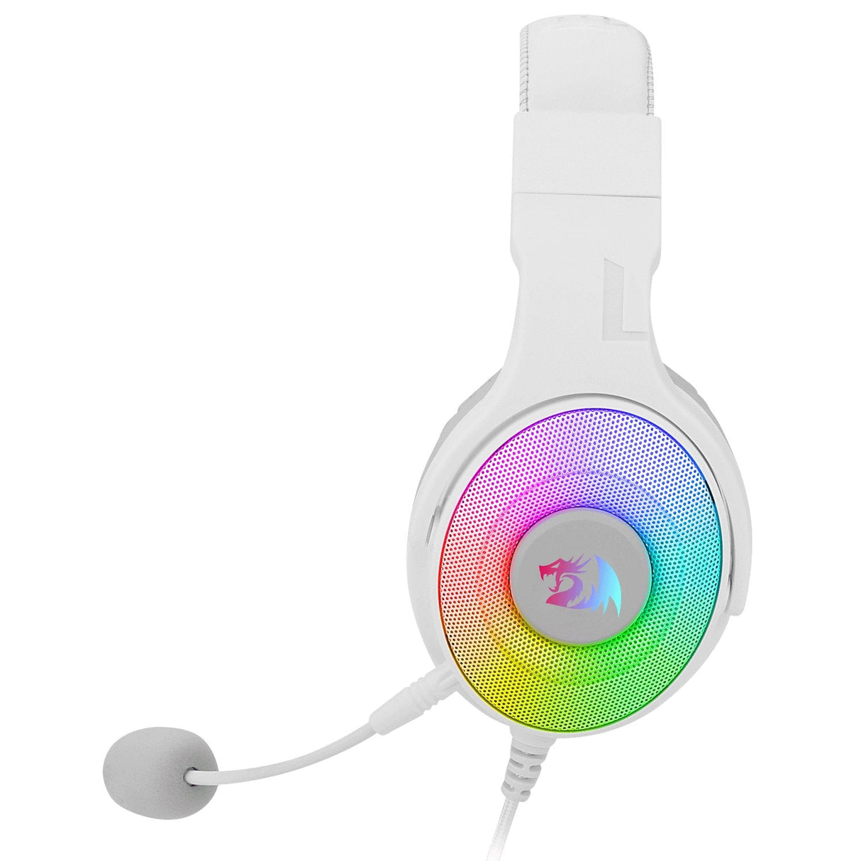 Redragon Pandora 2 Auricular Gaming Rgb Adaptador Xbox/Ps4 Micrófono Blanco