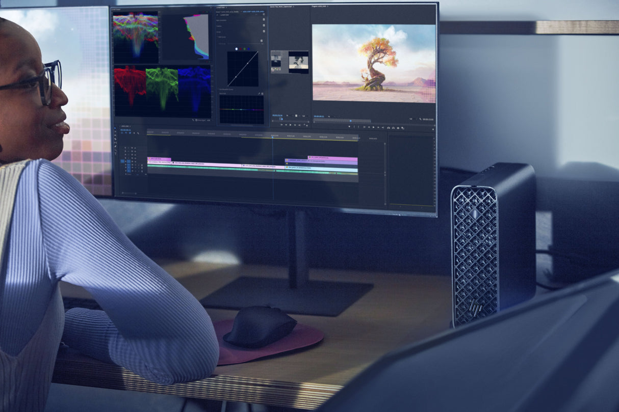 Hp Monitor Z24m G3 Qhd Usb-C Pd Workstation  23.8'' Ips 2560x1440 5ms Dp Hdmi Usb-C  Altavoces Camara Web 5mp Y  Microfono Integrados