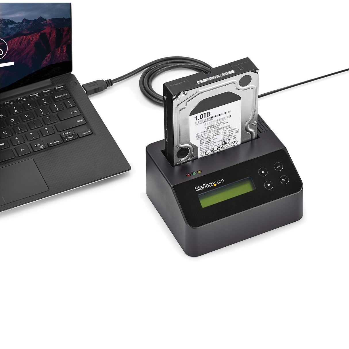 Startech.Com Borrador Y Docking Station De Unidad De Disco - Autónoma Con Soporte Para 4kn
