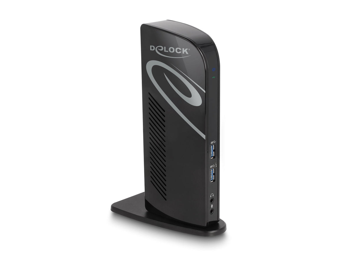 D Delock Dockingstation 4xusb3.2 2xdisplayport 4k Rj45 Ethernet Audio Negro