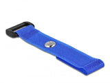 Delock 19539 Presilla Bridas Adherentes Para Cables Azul 5 Pieza(S)