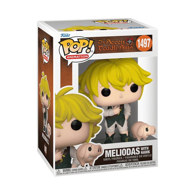 Funko Pop Animacion Seven Deadly Sins Meliodas Con Hawks 75541