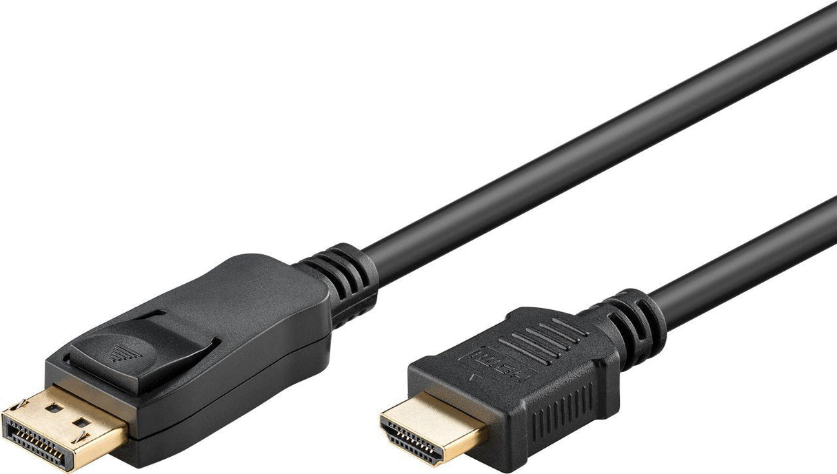 Cable  5m Negro Displayport 1.2 Macho A Hdmi 1.4 Macho