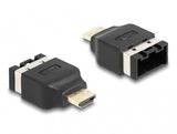 Delock Adaptador Hdmi De Automóvil Hdmi-E Hembra A Hdmi-A Macho 4k 60 Hz