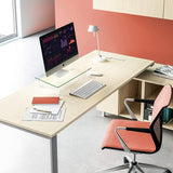 Techly Ica-Ms 461 Soporte De Mesa Para Pantalla Plana 81,3 Cm (32") Independiente Transparente, Blanco