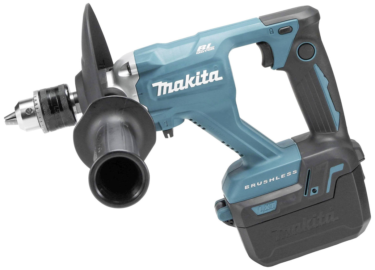 Batidora Inalámbrica Makita Dut131z, 18 Voltios, Agitador (Negro/Azul, Sin Batería Ni Cargador)