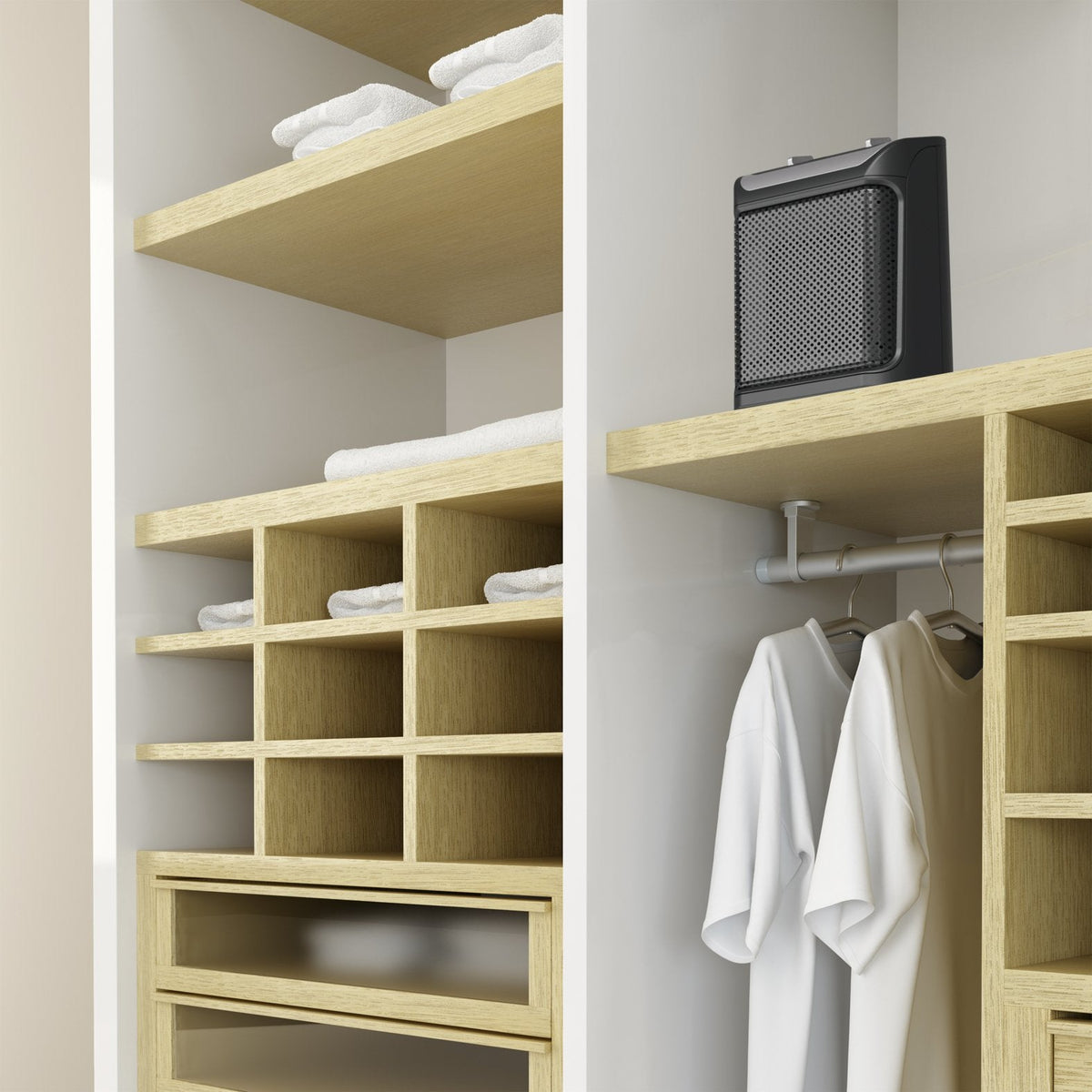 Calefactor Con Ventilador  Rowenta Mini Excel Keramik (Negro) So9261