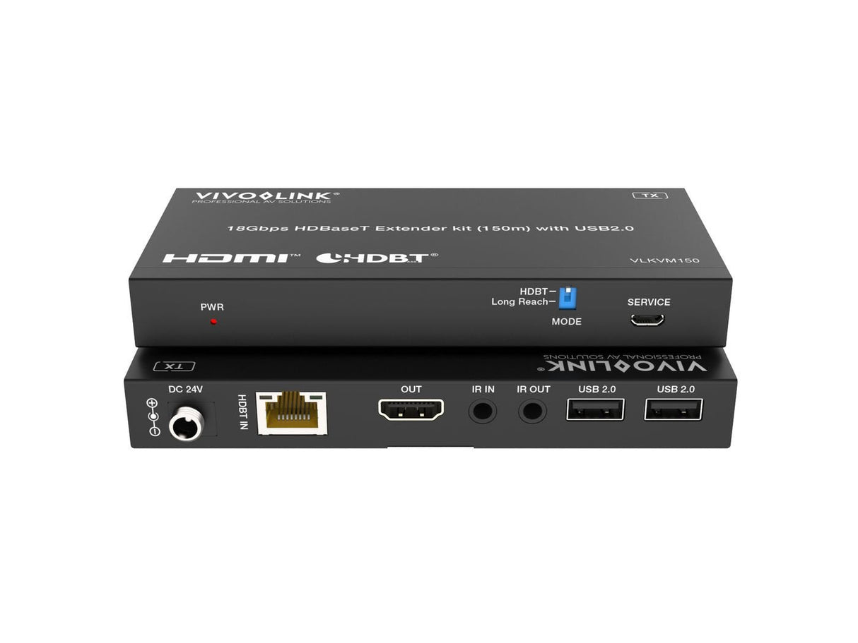 18gbps Hdbaset Kvm Kit (150m)  With Usb 2.0