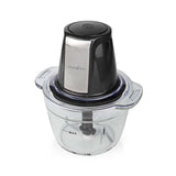 Nedis Picadora De Alimentos 500w 1l Cristal 1 Ajuste De Velocidad Negro / Plata