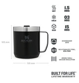 Stanley Camp Mug 0,35 L Matte Black Pebble