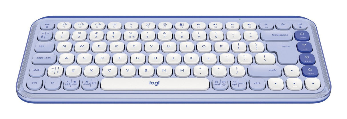 EAN 5099206127586 - Logitech 920-013074 teclado Universal Bluetooth QWERTY Internacional de EE.UU. Lila, Blanco imagen 2