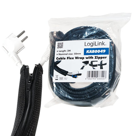 EAN 4052792033557 - LogiLink KAB0049 pasacables Negro imagen 8