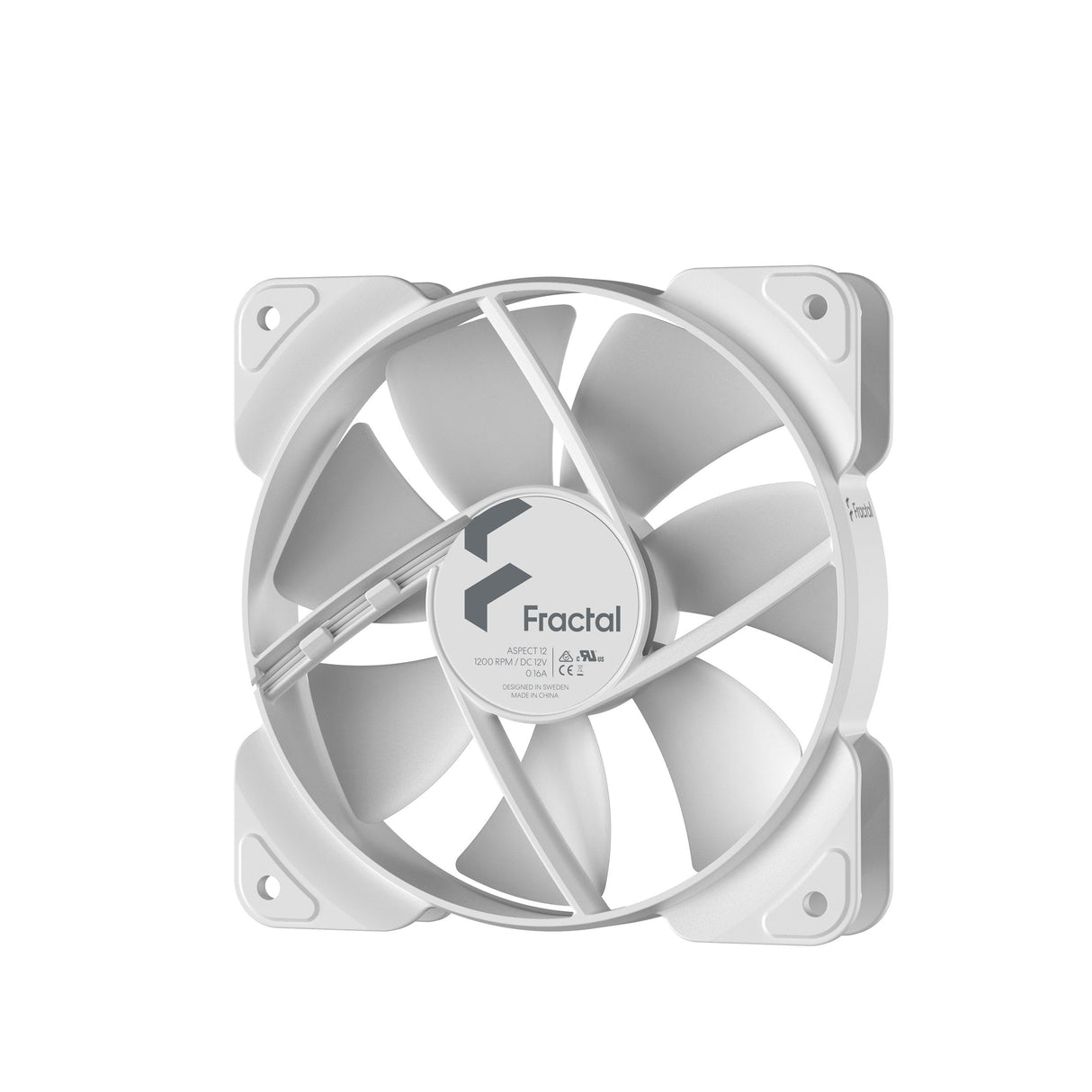 Fractal Design Aspect 12 Ventilador 12 Cm Blanco Fd-F-As1-1202