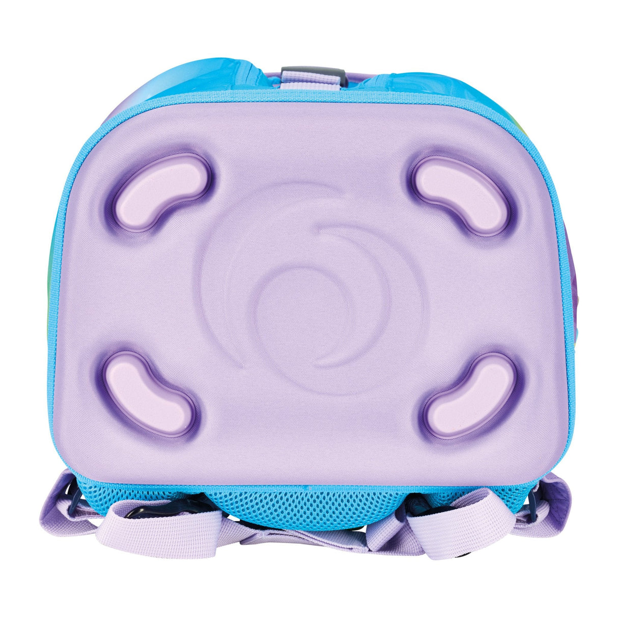 Herlitz Softlight Greenline Little Monster Juego De Mochila Escolar Chica Poliéster Azul, Lila, Amarillo