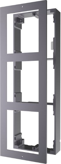 Caja De Registro En Superficie Para 3 Módulos De Videoportero Aluminio Hikvision