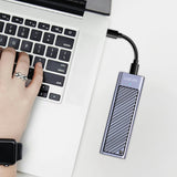 Usb 3.2 Gen2x2 (20gbps) Ssd Enclosure Usb-C To Pcie Nvme Sata